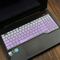 ASUS Flight laptop keyboard protective film cover in black silicone