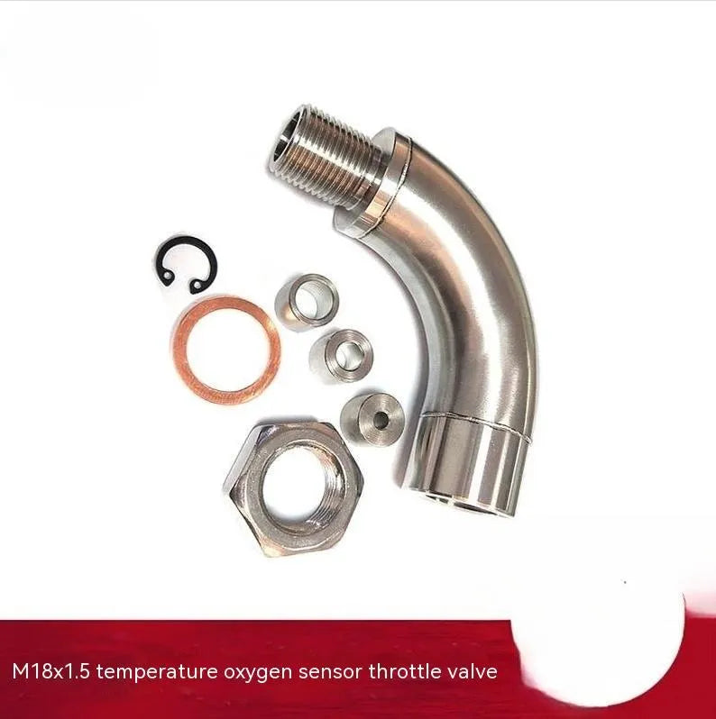 Car M18 1.5 temperature sensor adapter with gas flow cross over valve