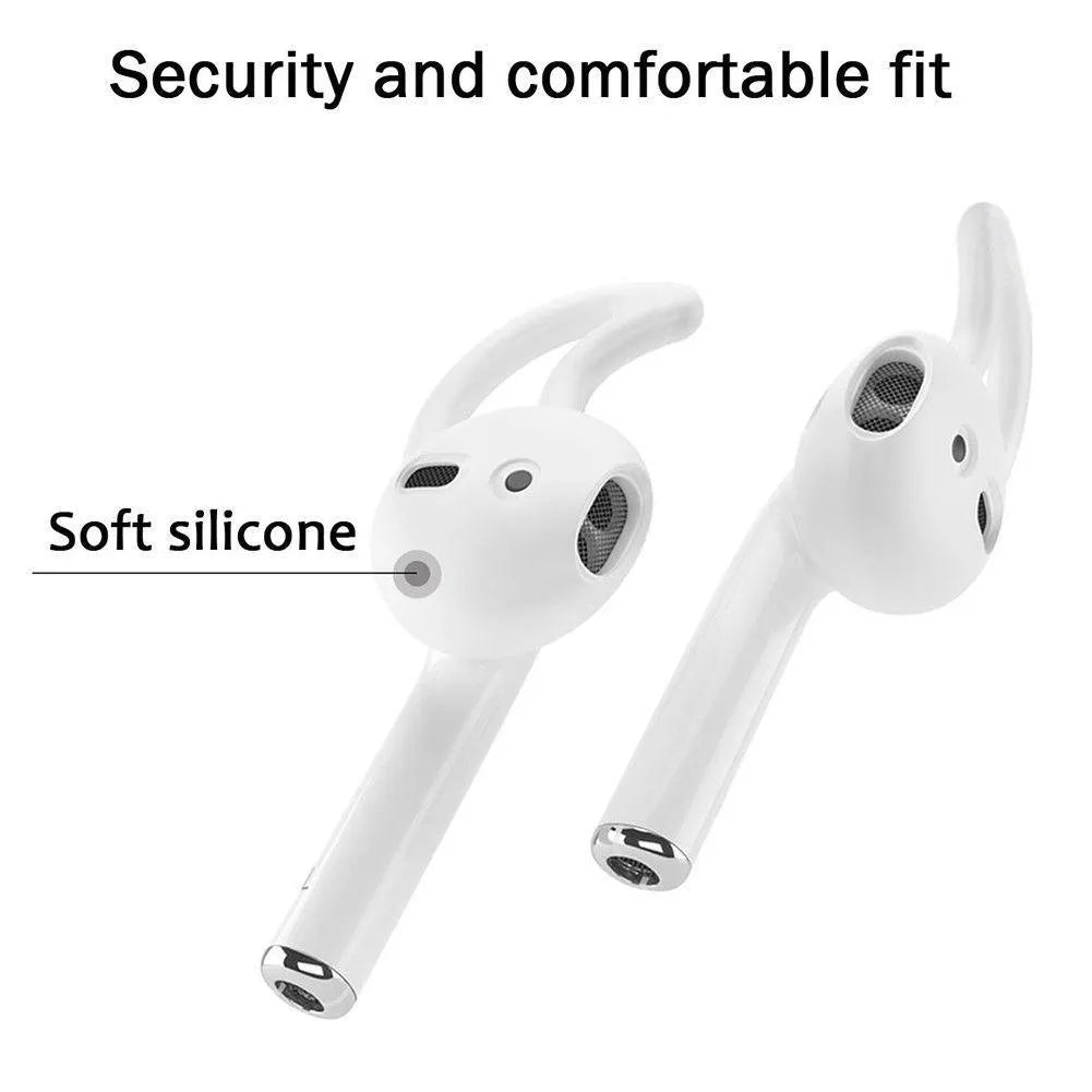 Silicone earphone earplug sleeve compatible with Apple AirPods in five colours, 28.19mm size