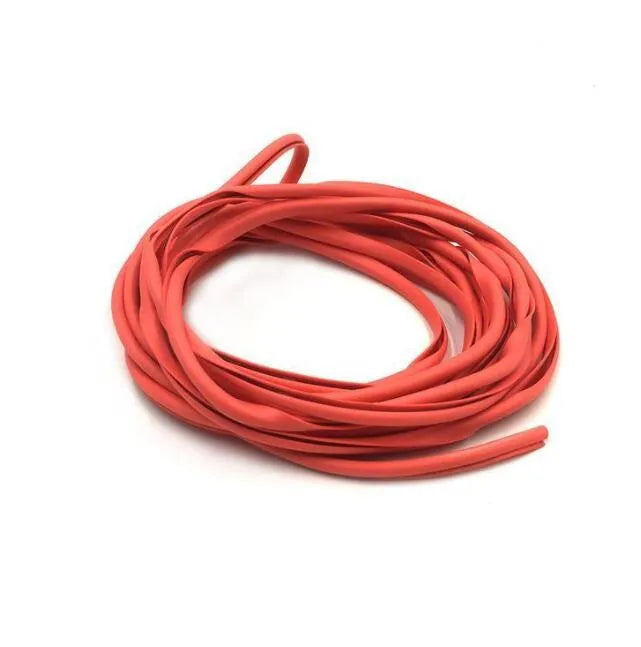 Car door edge protector U-shape rubber seal strip 5 metres in black on a white car door edge