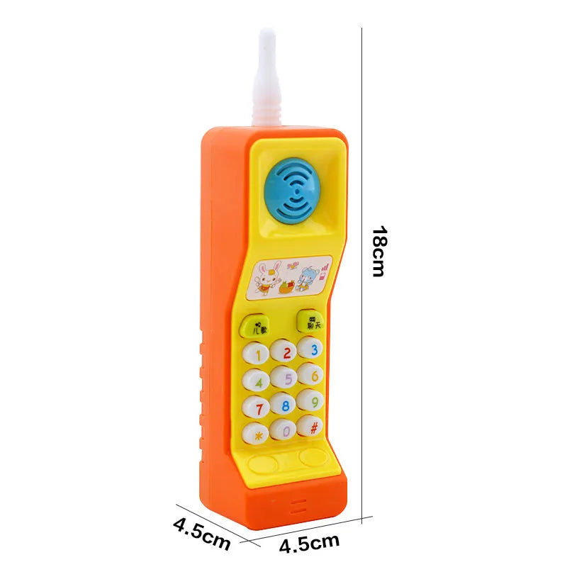 Children's battery-operated educational toy with cartoon animal theme, sound, and light effects.