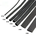 Black polyolefin heat shrink tube kit with flame-retardant waterproof properties for cable and USB wire insulation
