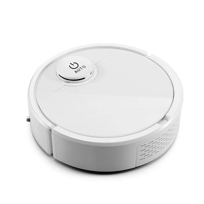 Automatic sweeping robot with square design and low profile for floor cleaning