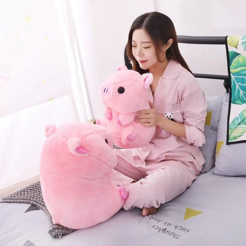 Brown boba milk tea plush toy pillow with fruit design in 40cm size