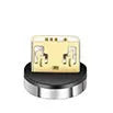 Black compatible 3A fast charging magnetic data cable for iPhone and Android phones