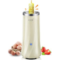 Compact mini breakfast machine in beige white colour with automatic operation features