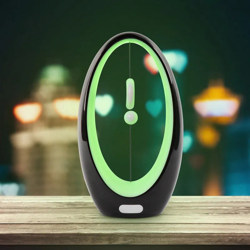 USB Maglev Moon night light with sailing art design, ABS body, 254x148x88mm, colourful LED, rechargeable