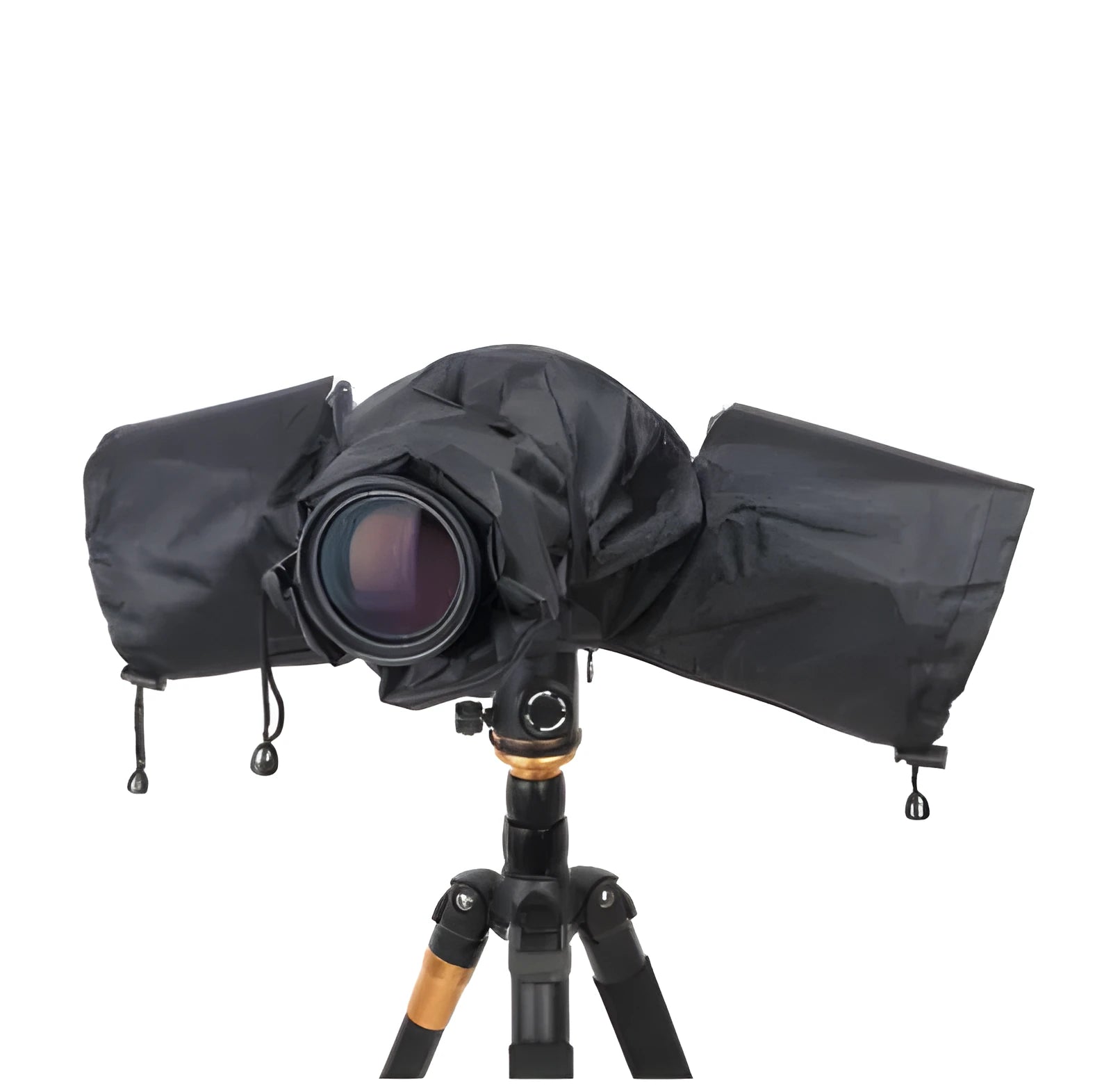 Single lens reflex camera rainproof cover with kangaroo pin fastening system for DSLR protection