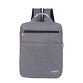 Business notebook multifunction computer bag in hemp yarn calendered fabric, shoulder carry style, colour Black