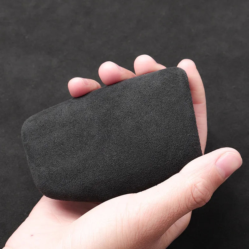 Audi interior modification gear handle in black, with strong grip texture, for A4L or Q5L model