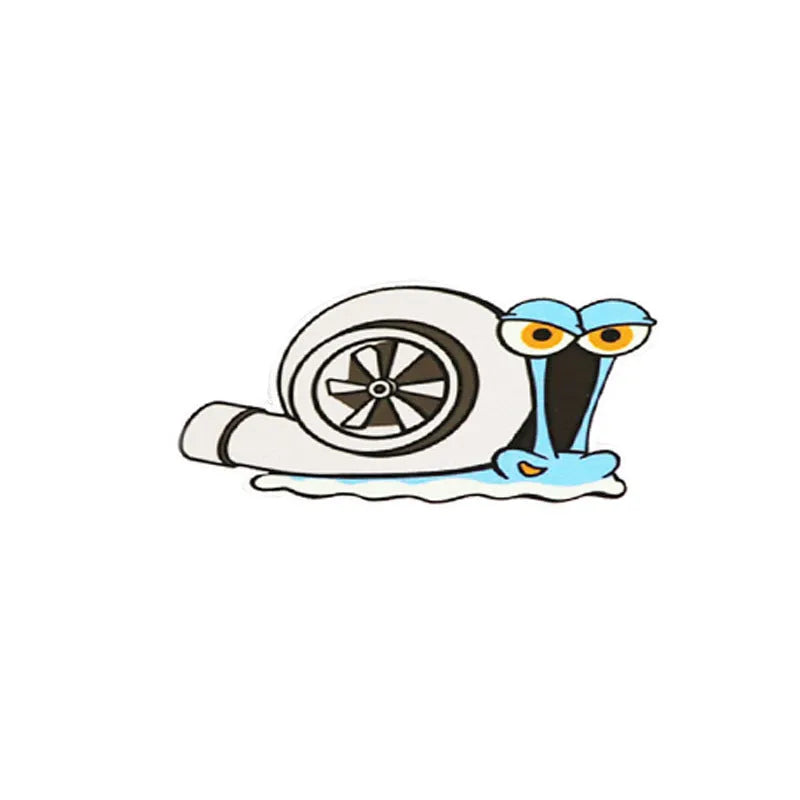 Cartoon snail reflective car sticker for vehicle bumper decoration