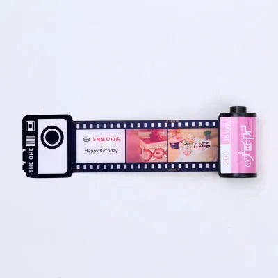 Memory colour film album in a Kodak yellow wooden box with tote bag and gifts