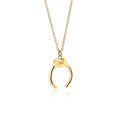 Vintage geometric copper pendant necklace on adjustable cross chain in gold or silver colour