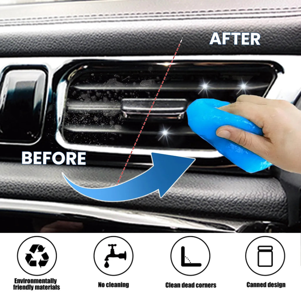 Car interior cleaning soft gel adhesive putty for dust removal, 70g size