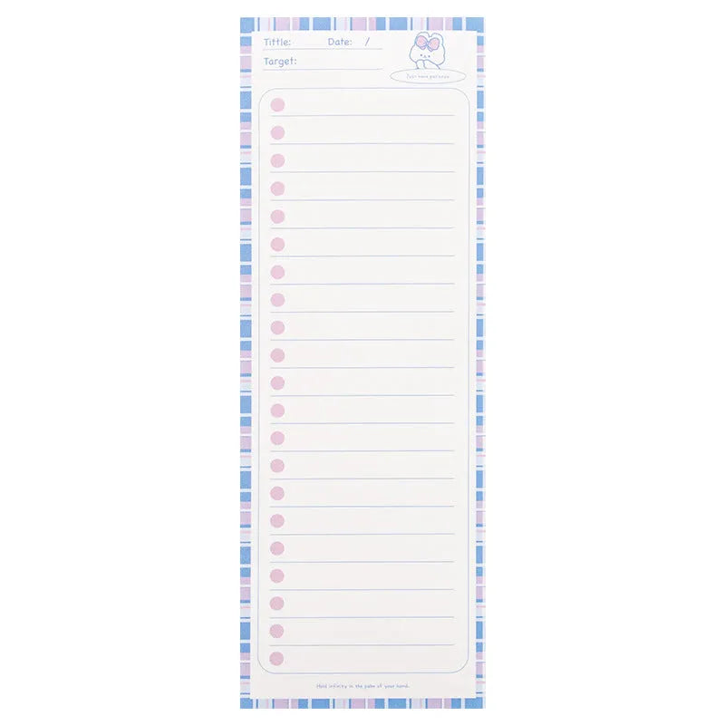 Creative Ins Wind note book showing Purple Bear design with 50 sheets of 80G paper in 91x256mm size