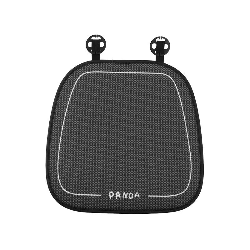 Cartoon panda automotive cushion with plush cover and pp cotton filler for car seating comfort