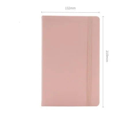 A5 tactile PU hardcover notebook with 96 sheets of 100gsm white paper, available in ten colours including black and red