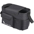 Black baby carriage bag made from 300D snowflake material with pearl cotton padding, measuring 18x30x15cm