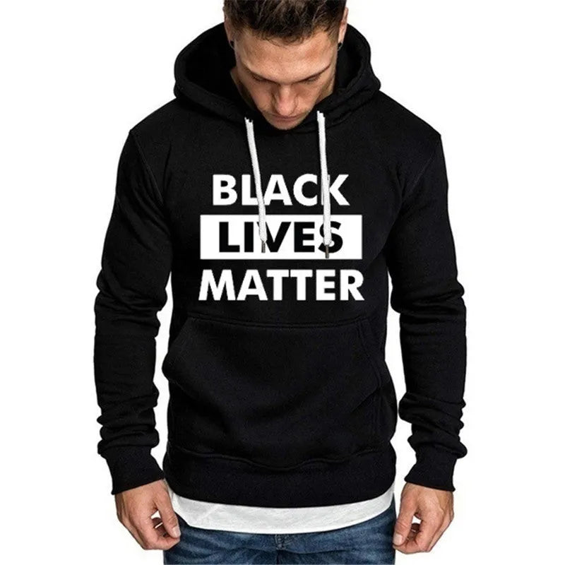 Printed hoodie in cotton blend polyester fibre, letter pattern, black or white colour, adult unisex sizing
