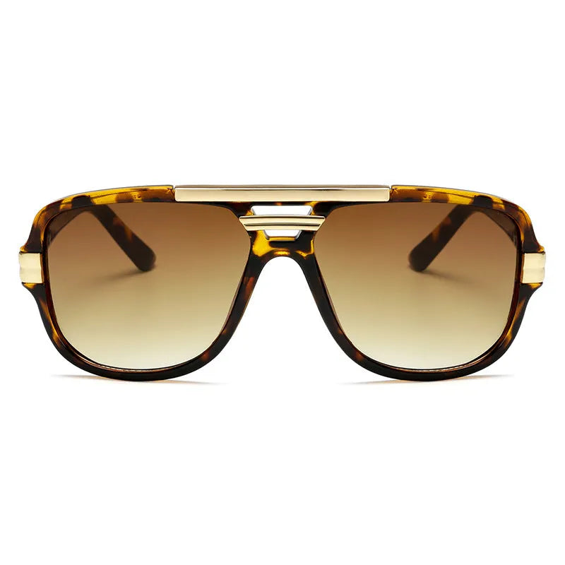 Unisex PC decorative optical glasses model 76278C in black frame and douhua frame colours