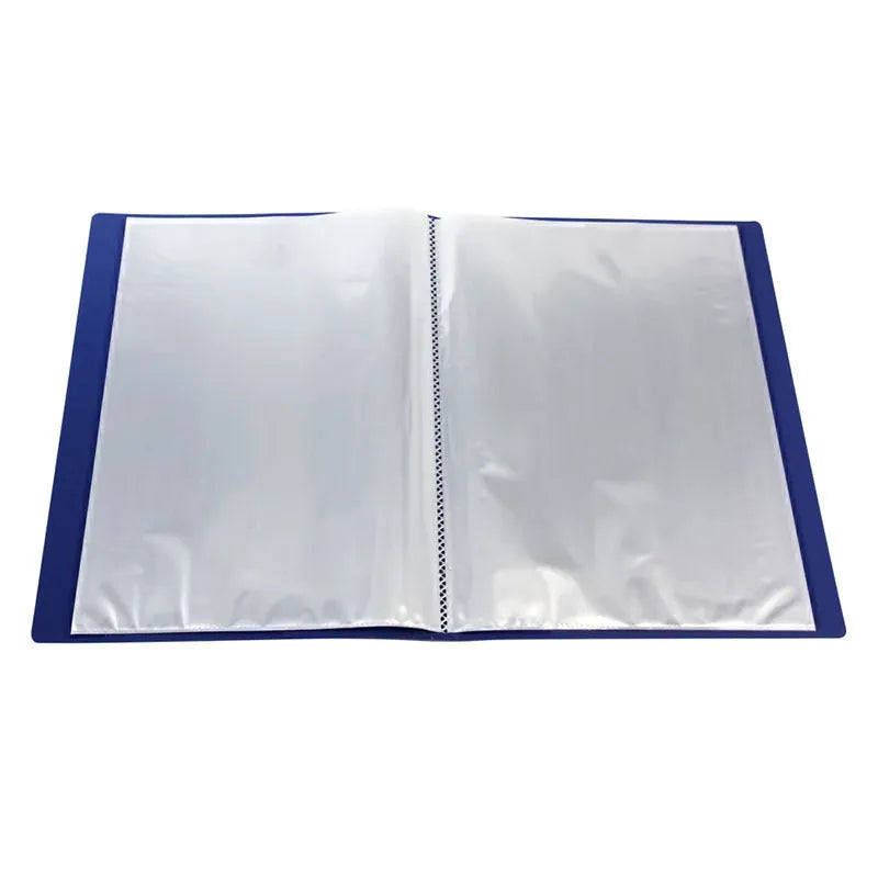 A4 plastic information book folder, model Information Book, available in 20 to 100 page options.