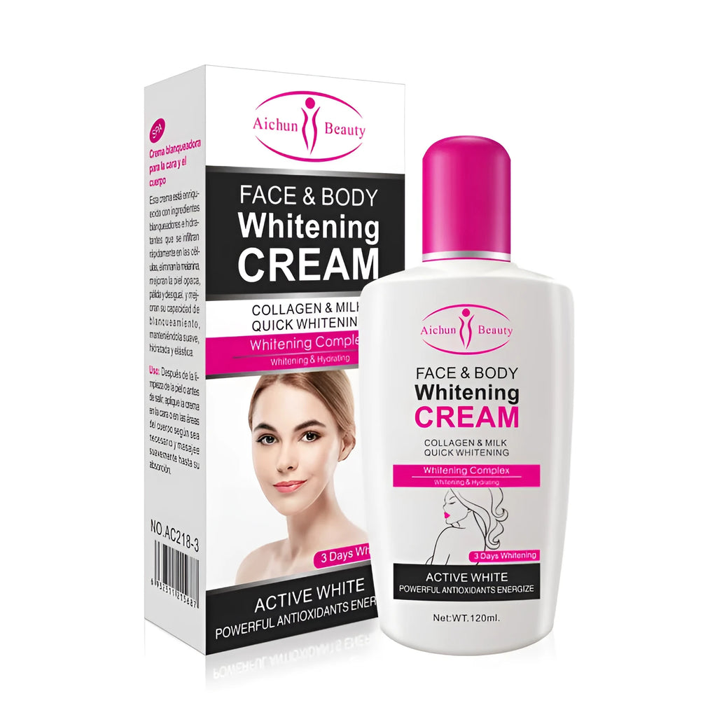 Aichun Milk Body Milk 120ml bottle – nourishing and hydrating body lotion with milk protein