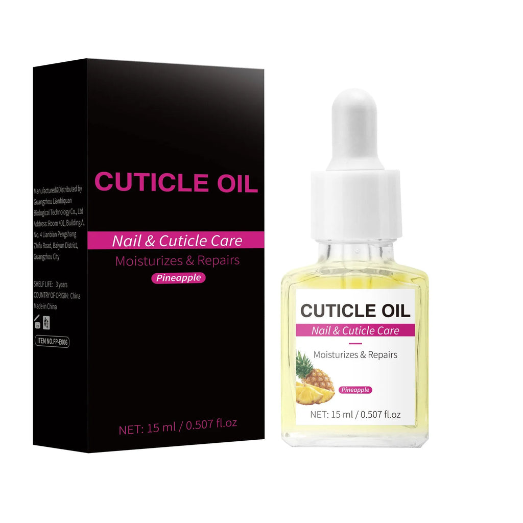 15ml cuticle oil bottle with soft applicator for nail care moisturising
