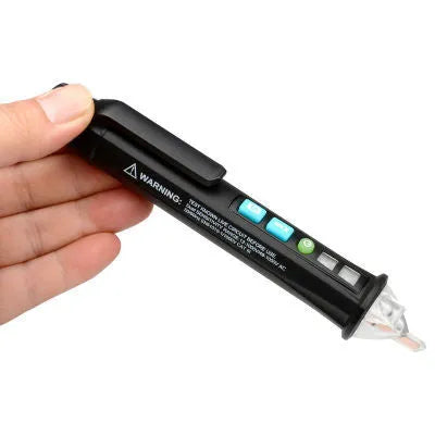 Intelligent checkpoint test pencil with sound and light alarm for solid and empty line detection