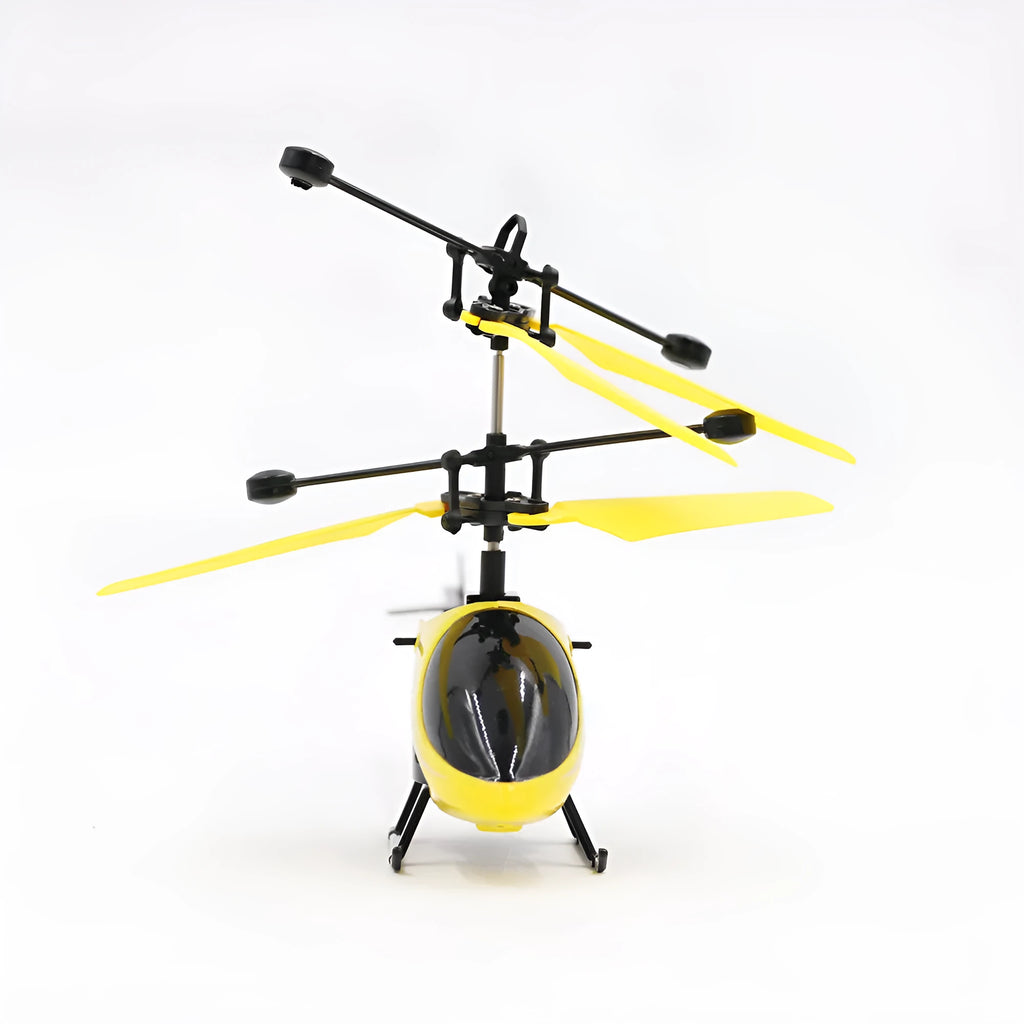 Jinyu infrared induction remote control toy aircraft, USB powered, 17.5 x 11 x 3.5 cm, blue red yellow, open window box