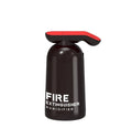 Fire extinguishing humidifier in black model, compact 75x68x142mm, USB powered, made of ABS and PC.