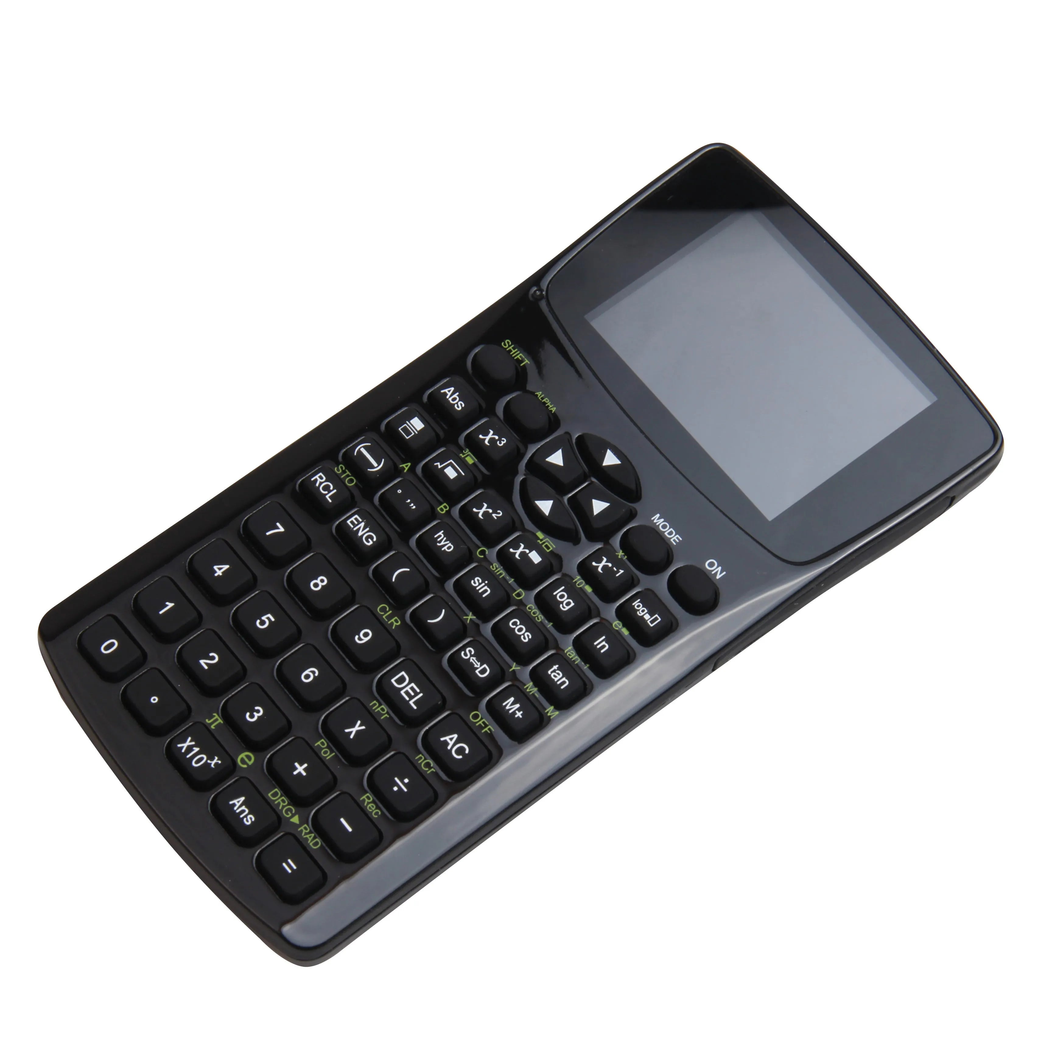 Black multifunctional e-book reader with 2.8cm screen showing multilingual interface and adjustable wrist strap