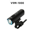 Waterproof bicycle headlight 1600 lumens with power bank, aluminium body, USB rechargeable, handlebar mount