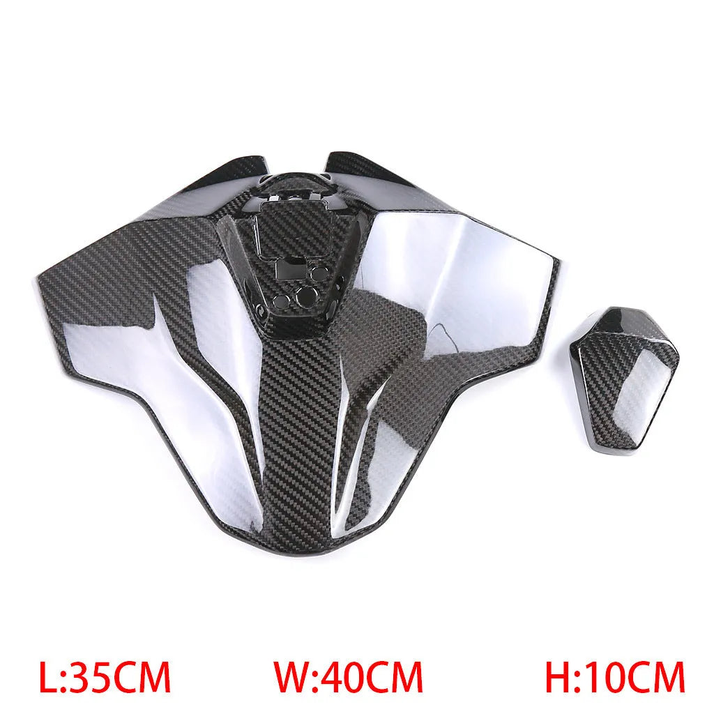 Modified carbon fibre rear hump tail seat cover for BMW S1000RR M1000RR in Twill Light weave