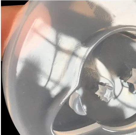 Silicone Full Mirror Planet epoxy resin mould measuring 6.5 cm in diameter.