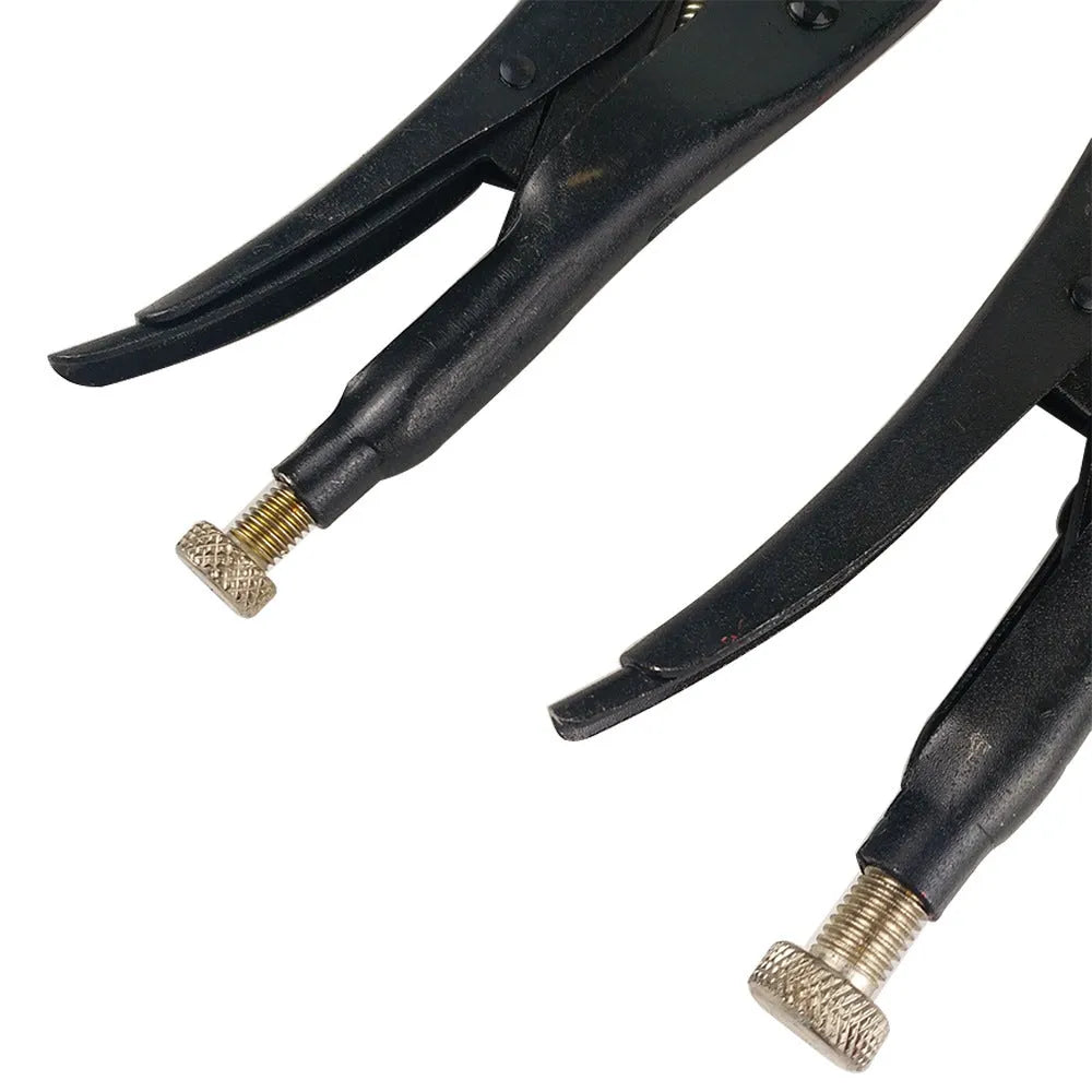 4-piece vigorous pliers set black 250mm length 45# steel construction