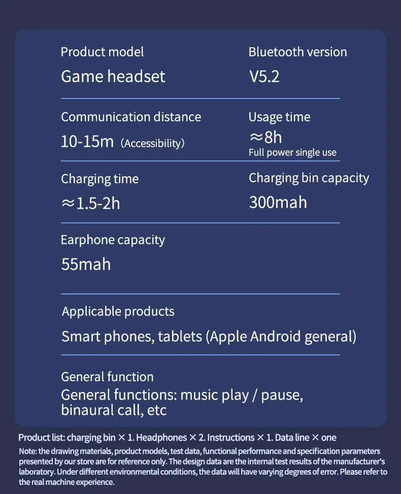 N35 Gaming Bluetooth wireless in-ear headset in black colour with private mould design