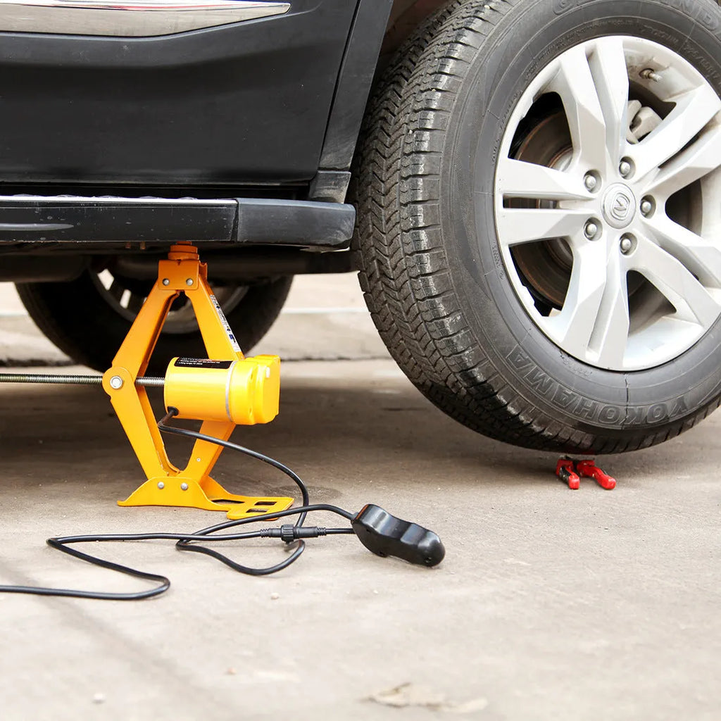 TY002 vehicle-mounted electric hydraulic jack kit with 2-tonne capacity