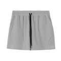 Men's slim fit basketball shorts in polyester fabric with medium elastic waistband