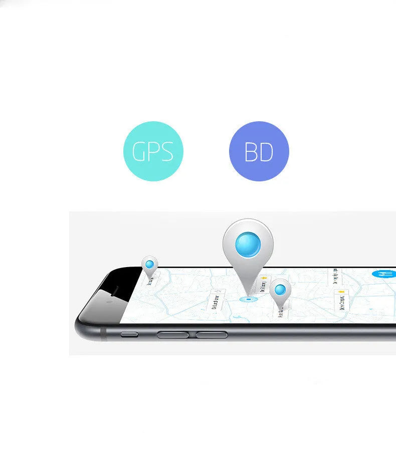 Black automotive GPS locator with ABS casing, 78x41x12mm, for electric vehicle tracking