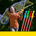46cm long bubble gun in western sword shape for children's outdoor play, PC plastic, random colour