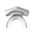 White plastic red light lip care instrument with rechargeable battery for home use