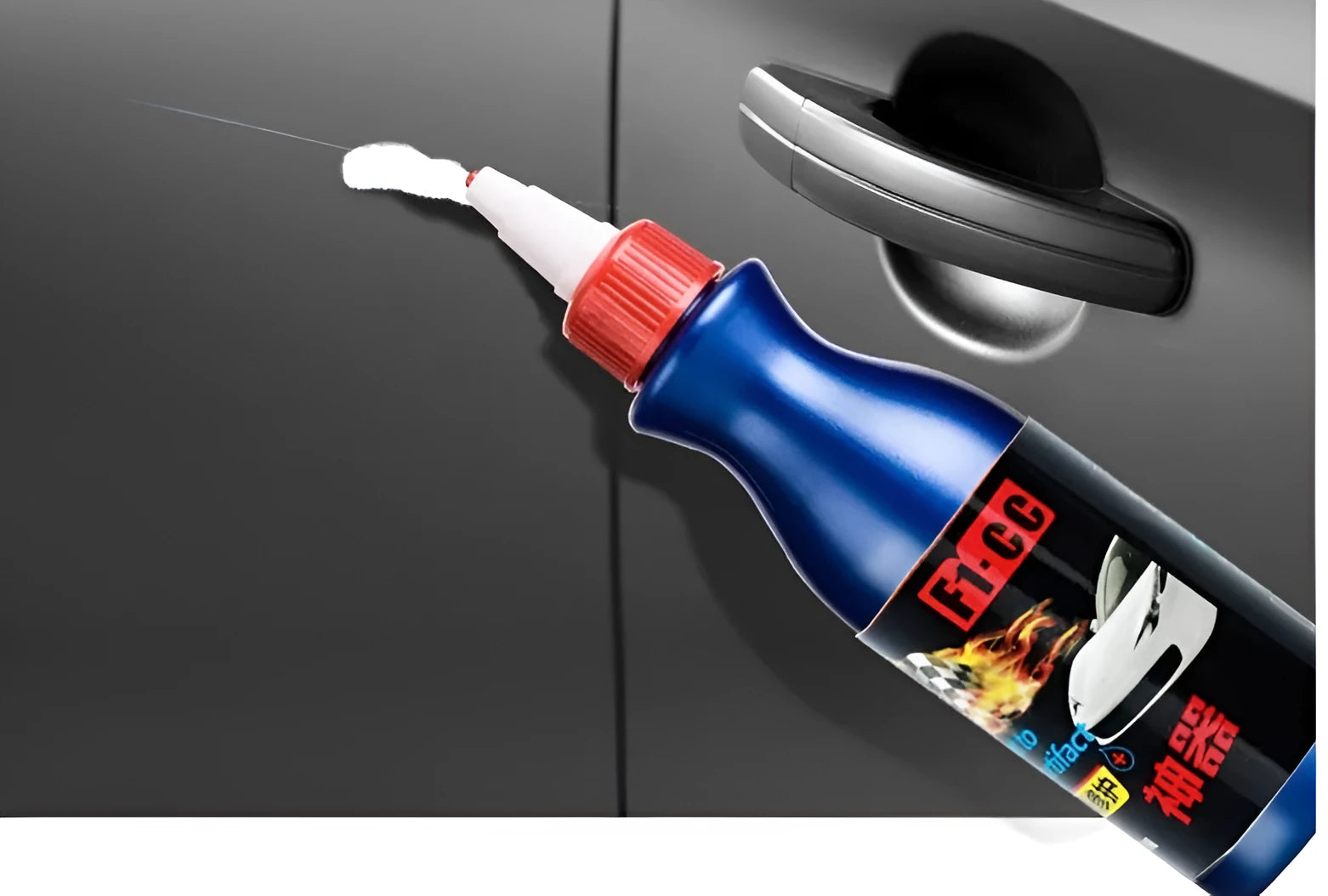 Recipe car paint repair liquid scratch remover bottle for light scratches and prints