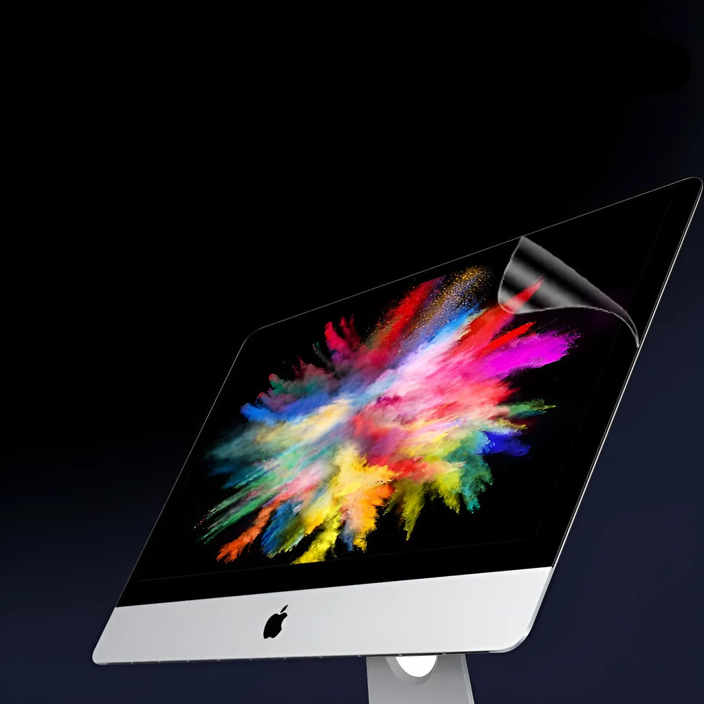 Anti-blue screen film for 21.5-inch iMac without optical drive with HD scratch-resistant and anti-radiation protection