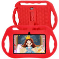7 inch children's tablet PC in red or blue with single or three handle, Android 10, 16GB, WiFi, Bluetooth, dual camera