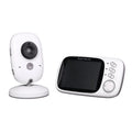 VB603 digital baby monitor showing parent unit with 3.2 inch screen and separate camera with night vision LEDs