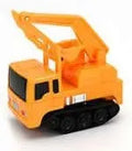 Mini magic pen inductive tank car toy with optical sensor follows drawn line on white paper