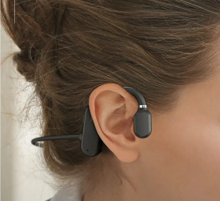 Air conduction Bluetooth sports headphones, non-ear, 18g, IPX4, in black, light grey or red