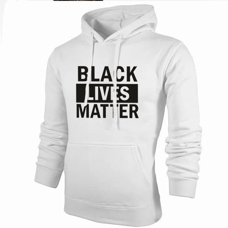 Printed hoodie in cotton blend polyester fibre, letter pattern, black or white colour, adult unisex sizing
