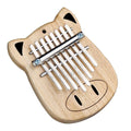 Camphorwood Mini K8 keyboard percussion instrument with five sounds in Piggy colour, 11.5 x 9 x 3 cm, with long and short lanyards