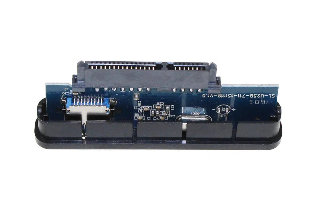 Black metal USB 3.0 hard disk enclosure for 2.5 inch SATA HDD or SSD